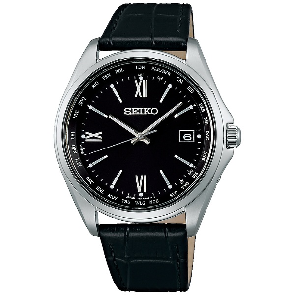 【新品】セイコー SEIKO 腕時計 メンズ SBTM295 セイコーセレクション 電波ソーラー（7B75） アイボリーxブラック アナログ表示約14-185cmラグ幅