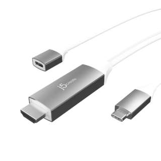 USB-C  HDMI{USB-CX(dp USB PDΉ)P[u [f /1.8m /4KEHDRΉ] Xy[XO[ JCC155G
