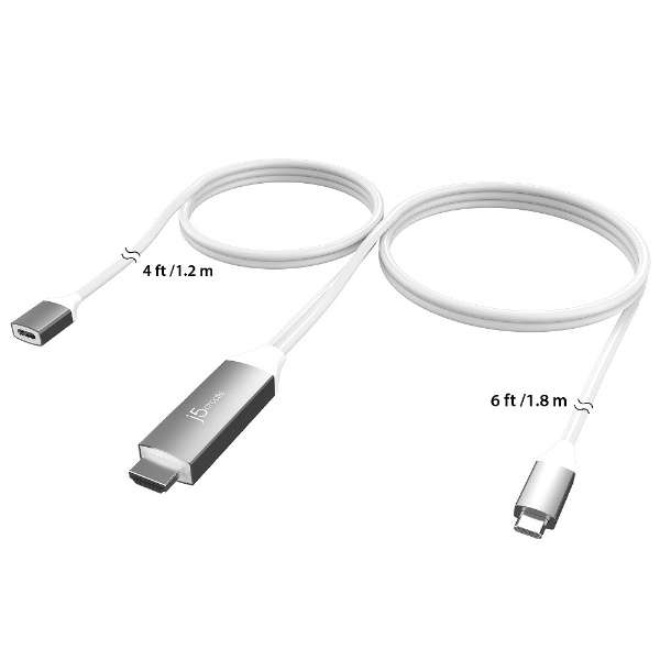 USB-C  HDMI{USB-CX(dp USB PDΉ)P[u [f /1.8m /4KEHDRΉ] Xy[XO[ JCC155G_3