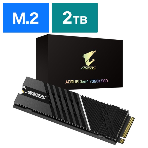 GP-AG70S2TB 内蔵SSD PCI-Express接続 AORUS Gen4 7000s [2TB /M.2