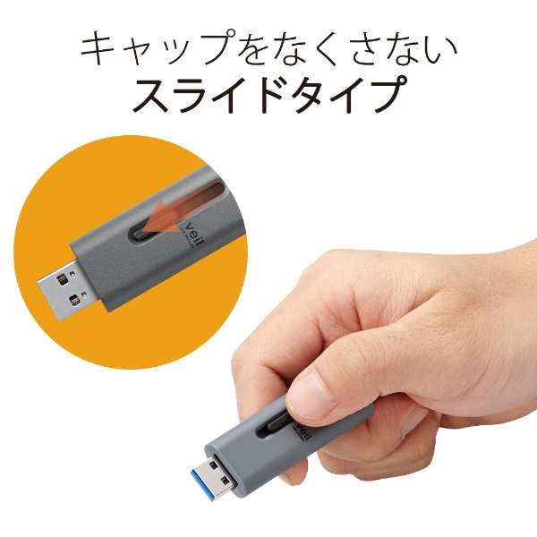 USB (iPadOS/iOS/Mac/Windows11Ή) O[ MF-SLU3064GGY [64GB /USB TypeA /USB3.2 /XCh]_2