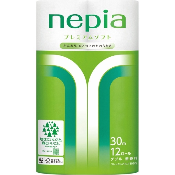 nepia(ネピア)プレミアムソフトトイレットロール [12ロール /ダブル /30m] E2068 王子ネピア｜nepia 通販 |  ビックカメラ.com