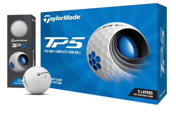 ゴルフボール New TP5 ボール《1スリーブ(3球)/ホワイト》 【返品交換