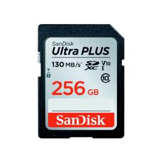 SDXCカード Ultra PLUS（ウルトラ プラス） SDSDUW3-256G-JNJIN [Class10 /256GB]