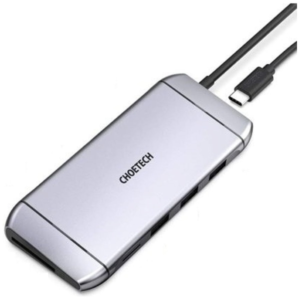 直営店 USB-C オス→メス カードスロットｘ2 HDMI VGA 予約販売 LAN USB-Aｘ3 Power Delivery対応 ドッキングステーション 100W PD対応 USB HUB-M15-GY