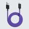 EgJX^ CXp USB-C  USB-AP[u [1.8m] p[v pw-usb-type-c-paracord-cable-purple