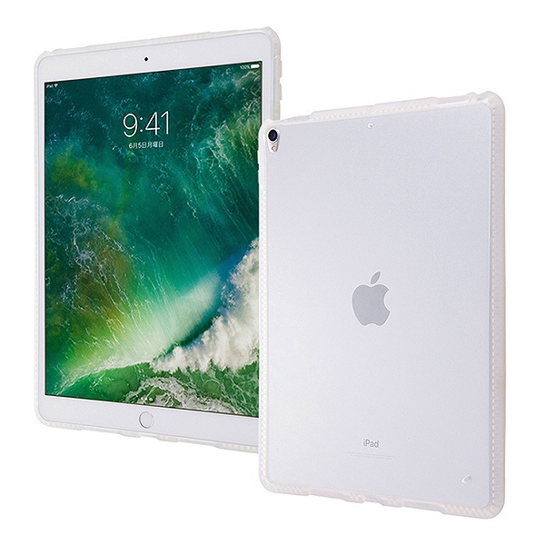 10.5インチ iPad Air（第3世代）・iPad Pro用 ハイブリッドケース 耐衝撃 クリア IN-PA9CC7/C