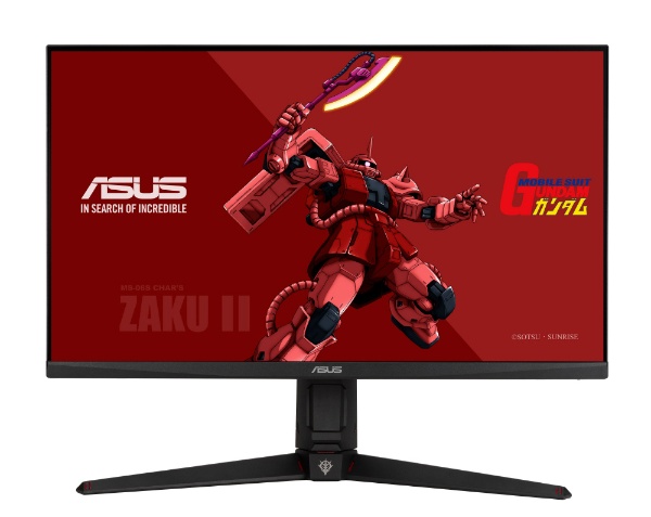 ゲーミングモニター TUF Gaming ZAKU II EDITION レッド VG27AQGL1A [27型 /WQHD(2560×1440）  /ワイド]