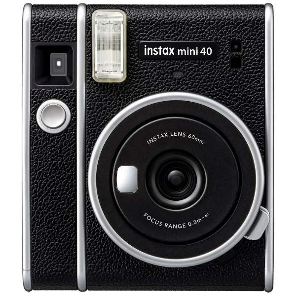 インスタントカメラ 『チェキ』 instax mini 40 ブラック 富士フイルム｜FUJIFILM 通販 | ビックカメラ.com