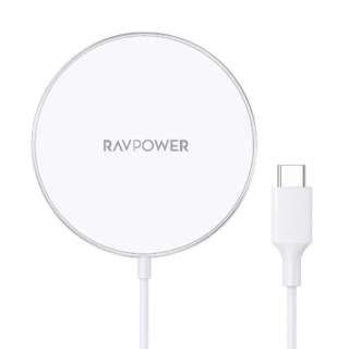 RAVPower マグネット型ワイヤレス充電器 ホワイト RP-WC1003_1