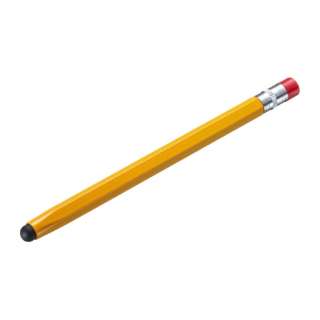 〔タッチペン：感圧式〕 シリコンゴムタッチペン 鉛筆型 オレンジ PDA-PEN53D