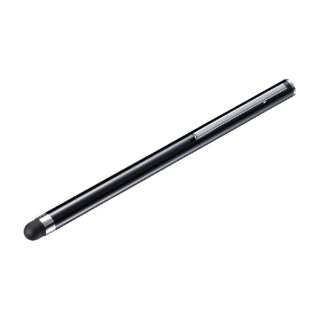 〔タッチペン：感圧式〕 シリコンゴムタッチペン 先端直径6mm ブラック PDA-PEN54BK