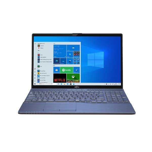 ノートパソコン LIFEBOOK AH76/F1 メタリックブルー FMVA76F1LB [15.6型 /Windows10 Home