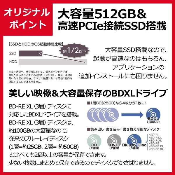 笔记本电脑LIFEBOOK AH76/F1高级白FMVA76F1WB[15.6型/Windows10 Home/AMD Ryzen 7/Office HomeandBusiness/存储器:8GB/SSD:512GB/2021年春季款]_2