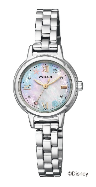 M3306/808□wicca 腕時計 リトルマーメイド ソーラーテック-