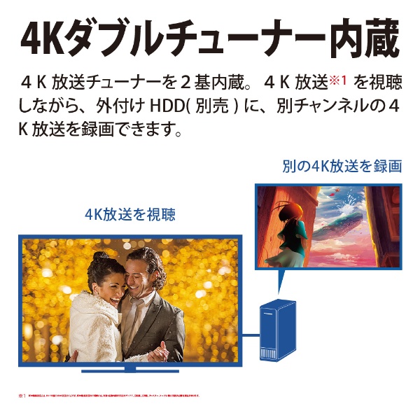 液晶テレビ AQUOS 4T-C60DN1 [60V型 /4K対応 /BS・CS 4Kチューナー内蔵