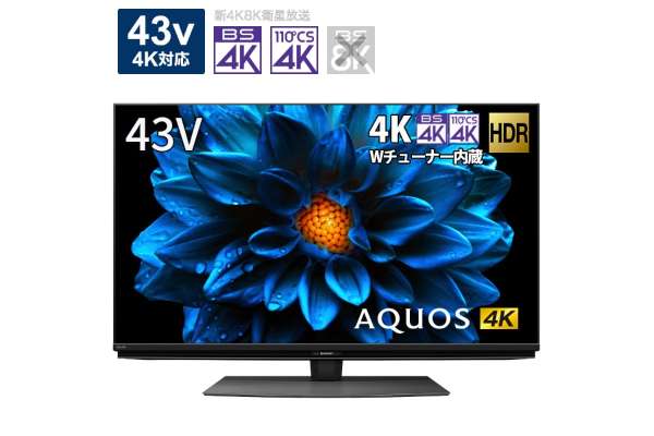 シャープ 液晶テレビ「AQUOS」4T-C43DN2（43V型/4K）