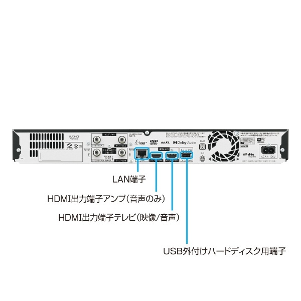 ブルーレイレコーダー AQUOSブルーレイ 4B-C40DT3 [4TB /3番組同時録画 /BS・CS 4Kチューナー内蔵] シャープ｜SHARP  通販