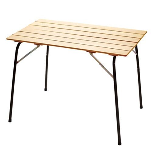 CASTELMERLINO ハイ&ローキャンパーテーブル 100×60100×60×H70cm-35cm/ブラック 20059