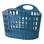 可折叠的洗衣店篮球蓝色120329<JLV0502>
