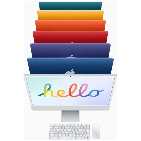 iMac 24C`  Retina 4.5KfBXvCf[2021N/ SSD 512GB /  8GB / 8RACPU / 8RAGPU / Apple M1`bv / Vo[]MGPD3J/A_7