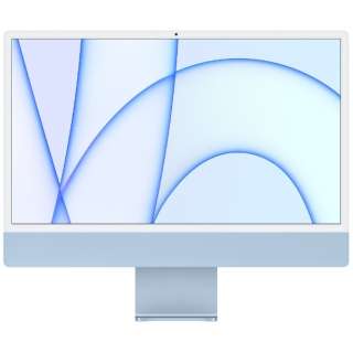 iMac 24C`  Retina 4.5KfBXvCf[2021N/ SSD 512GB /  8GB / 8RACPU / 8RAGPU / Apple M1`bv/ u[]MGPL3J/A