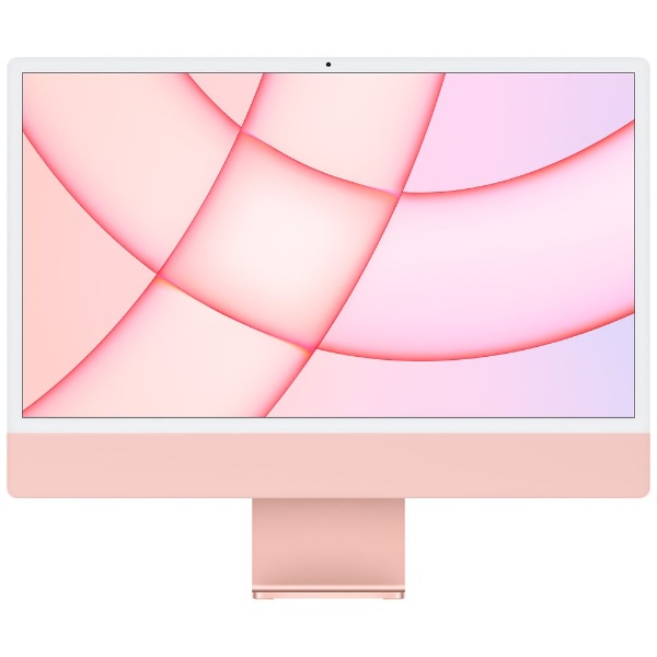 iMac 24インチ Retina 4.5Kディスプレイモデル[2021年/ SSD 256GB / メモリ 8GB / 8コアCPU /  8コアGPU / Apple M1チップ / ピンク] MGPM3J/A