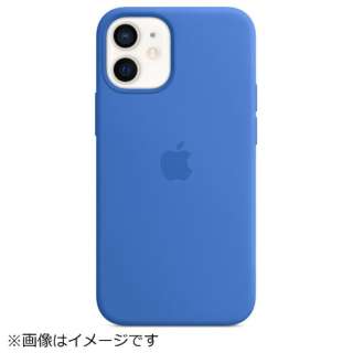MagSafe対応 iPhone 12 mini シリコーンケース カプリブルー MJYU3FE/A カプリブルー アップル｜Apple 通販