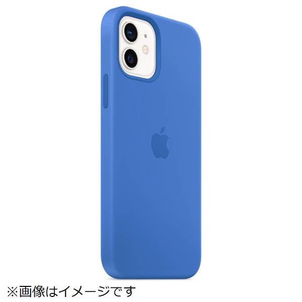 MagSafe対応 iPhone 12/12 Pro シリコーンケース カプリブルー MJYY3FE/A カプリブルー