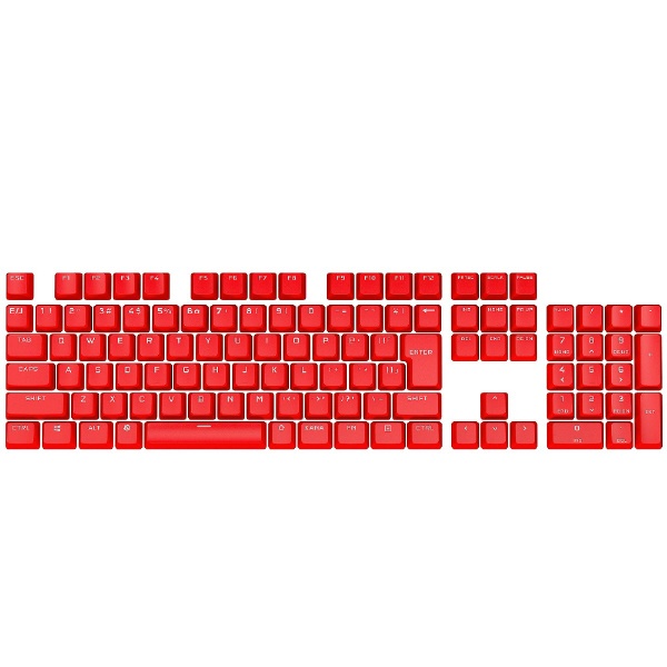 ̥åס ܸ PBT DOUBLE-SHOT PRO Keycaps Keycap Mod Kit Red å CH-9911020-JP