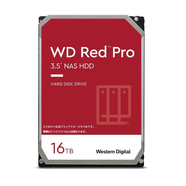 内蔵HDD SATA接続 WD Red Pro(NAS) WD161KFGX [16TB /3.5インチ
