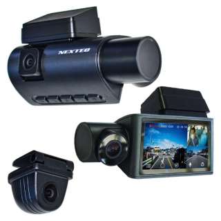 ３カメラドライブレコーダー NEXTEC NX-DR303E [前後カメラ対応 /Full HD（200万画素） /セパレート型]