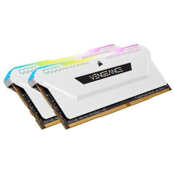 CMH16GX4M2E3200C16W 増設メモリ VENGEANCE RGB PRO SL ホワイト [DIMM DDR4 /8GB /2枚]