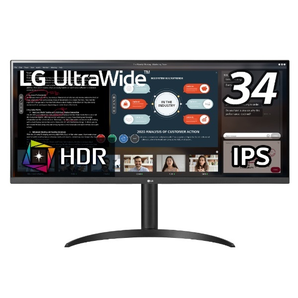 PCモニター UltraWide ブラック 34WP550-B [34型 /UltraWide FHD(2560×1080） /ワイド]  LG｜エルジー 通販