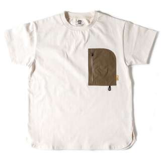 男子的GEAR POCKET Ｔ SHIRT 2.0齿轮口袋T恤2.0(XL尺寸/白)GSC-34