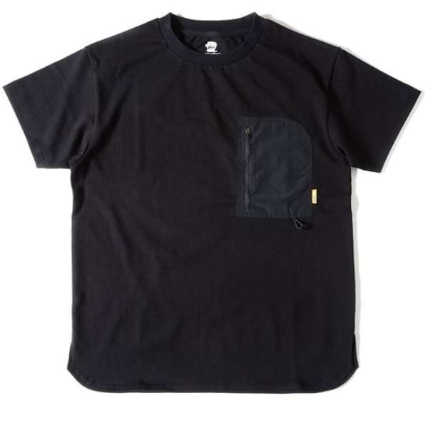 男子的GEAR POCKET Ｔ SHIRT 2.0齿轮口袋T恤2.0(M码/墨水黑色)GSC-34_1