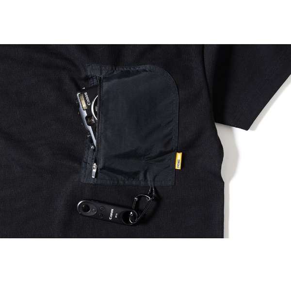 男子的GEAR POCKET Ｔ SHIRT 2.0齿轮口袋T恤2.0(M码/墨水黑色)GSC-34_3