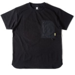 男子的GEAR POCKET Ｔ SHIRT 2.0齿轮口袋T恤2.0(L码/墨水黑色)GSC-34