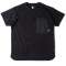 男子的GEAR POCKET Ｔ SHIRT 2.0齿轮口袋T恤2.0(L码/墨水黑色)GSC-34_1