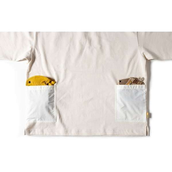 男子的CAMP POCKET Ｔ SHIRT 2.0露营口袋T恤2.0(S码/白)GSC-35_3