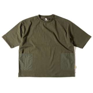 男子的CAMP POCKET Ｔ SHIRT 2.0露营口袋T恤2.0(M码/阿尔法橄榄)GSC-35
