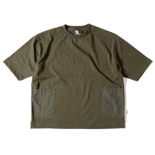 男子的CAMP POCKET Ｔ SHIRT 2.0露营口袋T恤2.0(L码/阿尔法橄榄)GSC-35_1