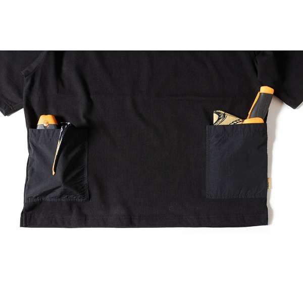 男子的CAMP POCKET Ｔ SHIRT 2.0露营口袋T恤2.0(XL尺寸/墨水黑色)GSC-35_3