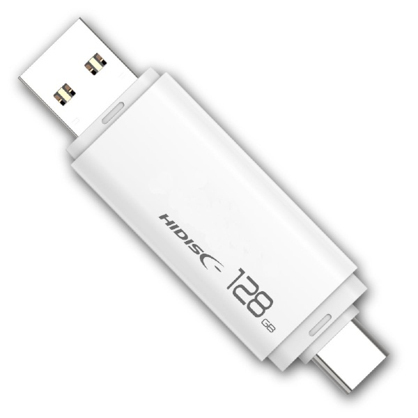 USBメモリ (Android/Mac/Windows) ホワイト HDUF134C128G3C [128GB