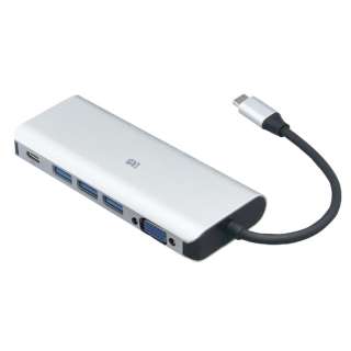 mUSB-C IXX VGA / USB-A3 / USB-Cn USB PDΉ 60W hbLOXe[V RS-UCVGA-PH [USB Power DeliveryΉ]