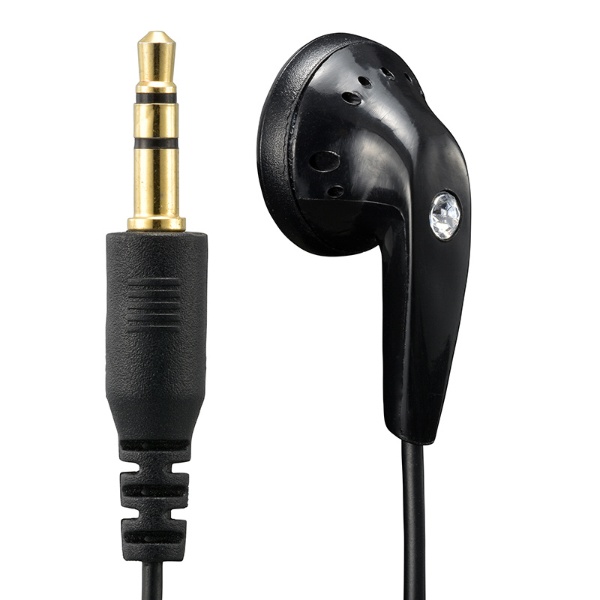 片耳ラジオイヤホン ステレオミックス AudioComm EAR-C212N [φ3.5mm 