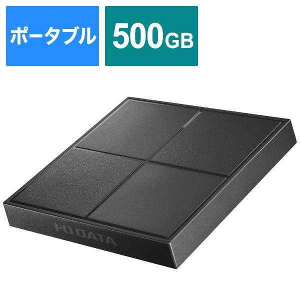 SSPL-UT500K外置型SSD USB-A连接(PS5/PS4对应)苦味黑色[500GB/手提式型]_1