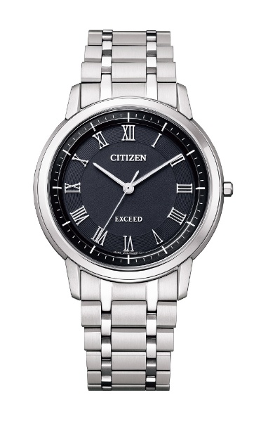シチズン CITIZEN 腕時計 メンズ AR4000-63E エクシード エコ・ドライブ 年差±10秒 EXCEED エコ・ドライブ（G530） ブラックxシルバー アナログ表示
