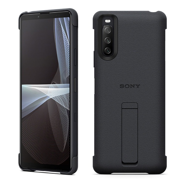 スマートフォン/携帯電話【美品デュアルSIM】Xperia 10 III Lite ブラック カバー付き
