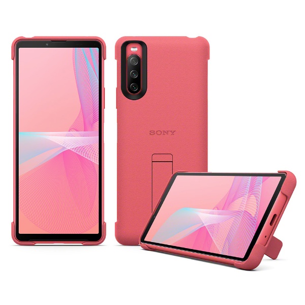 Style Cover with Stand for Xperia 10 III/10 III Lite ピンク XQZ